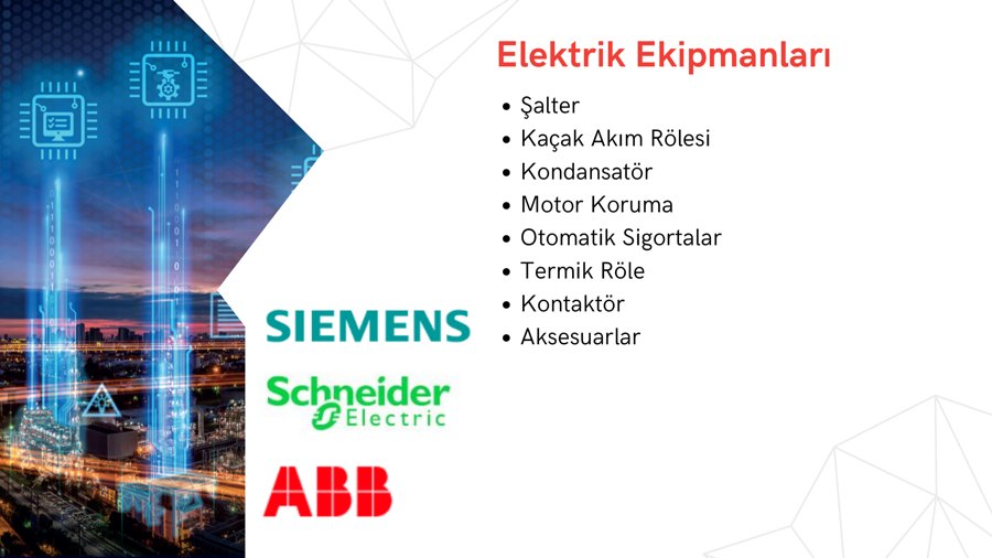 Elektrik Ekipmanları