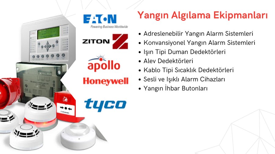 Yangın Algılama Ekipmanları